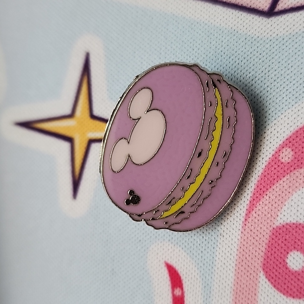 Disney Pin Purple Macaroon